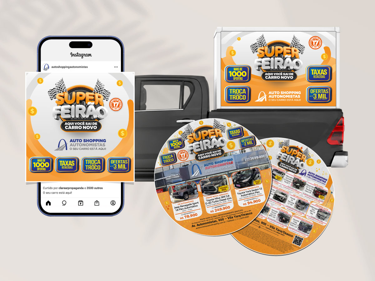 Autonomistas Auto Shopping - Campanha 360º mensal